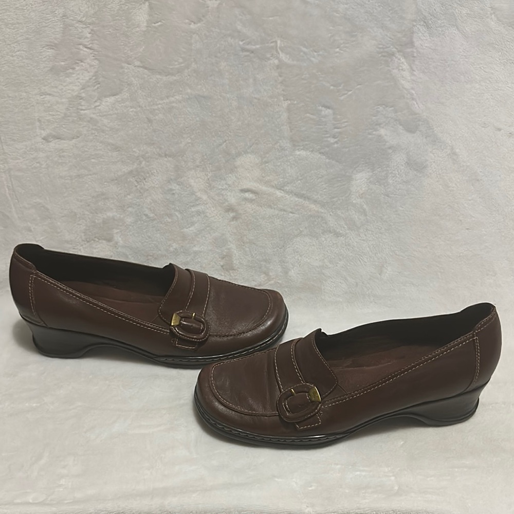 Naturalizer Olla Loafers Womens 8M Comfort Slip On Genuine Leather Shoes